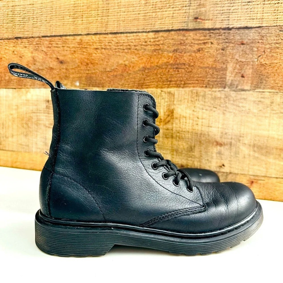 Dr. Martens 1460 Pascal Mono Lace Up Boots - Picture 2 of 8